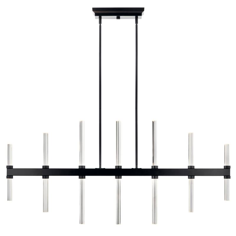 Kichler Lighting Sycara 48.25 in. 14-Light Integrated LED Linear Chandelier