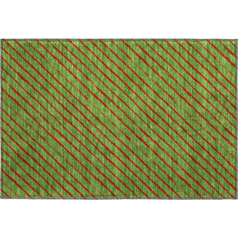 Premium Washable Super Soft Angle Stripe Mayfield Rug