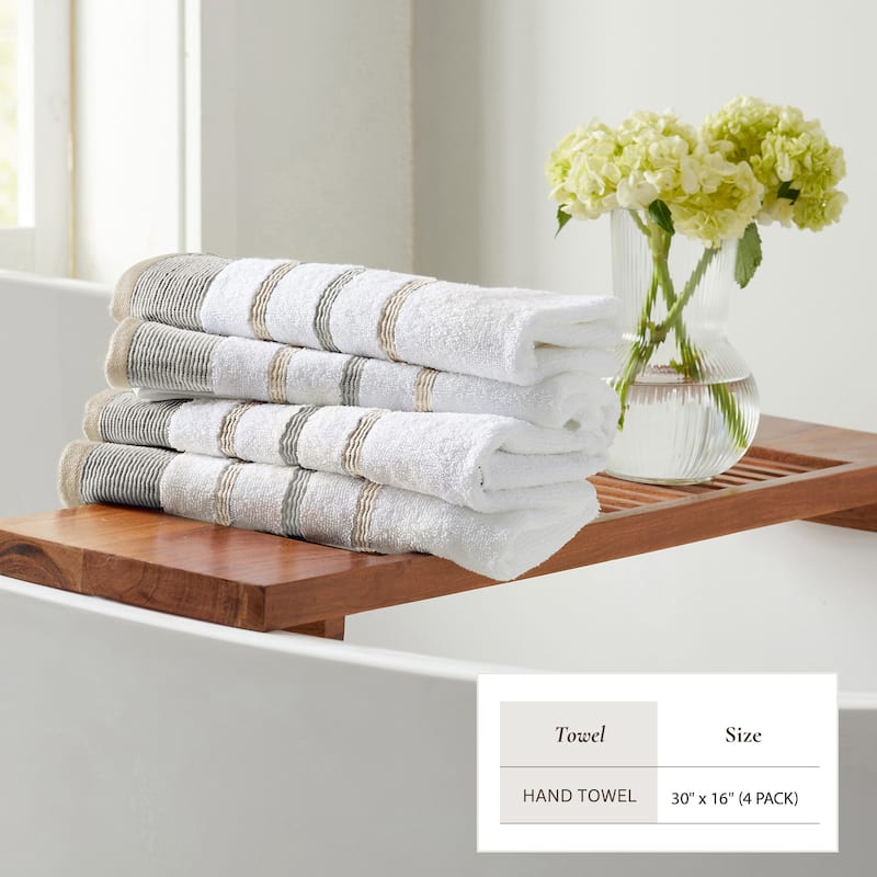 Linery & Co. Luxury Cotton Decorative Towel Set.
