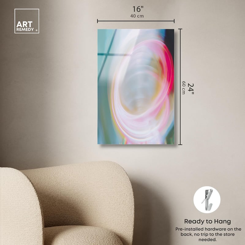Swirling Light III Acrylic by Art Remedy, Ready to Hang