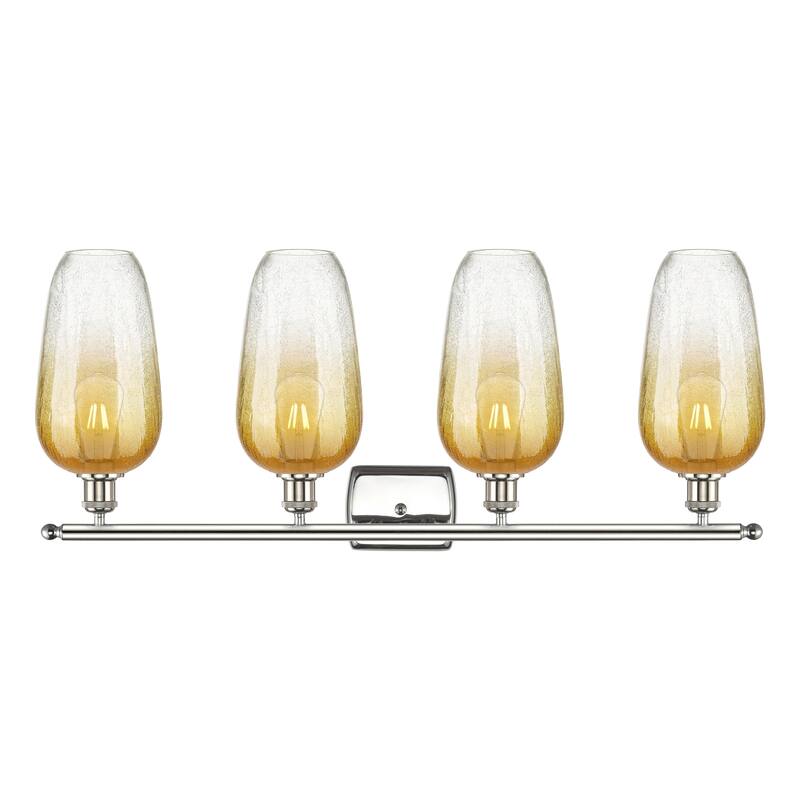 Innovations Lighting Endless Possibilities Ballston - Brookhaven Flute - 4 Light 37" Bath Vanity Light