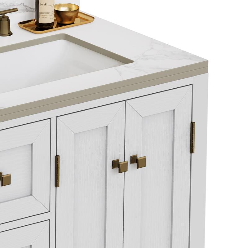 Moasis 36"/40"/ 47" Bathroom Vanity Cabinet with Sink