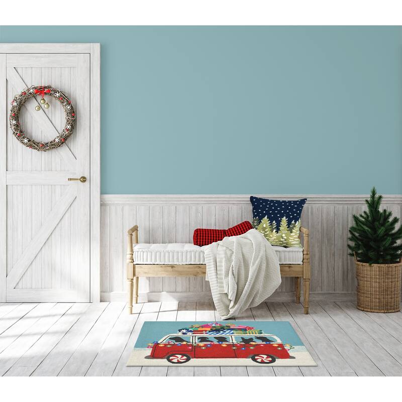 Liora Manne Frontporch Happy Howlidays Indoor/Outdoor Mat