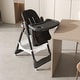 preview thumbnail 12 of 27, Portable Adjustable Baby High Chair, Infant Feeding Seat with Safety Belt, Silent Lockable Wheels & Easy-Clean, 0-6 Years Black