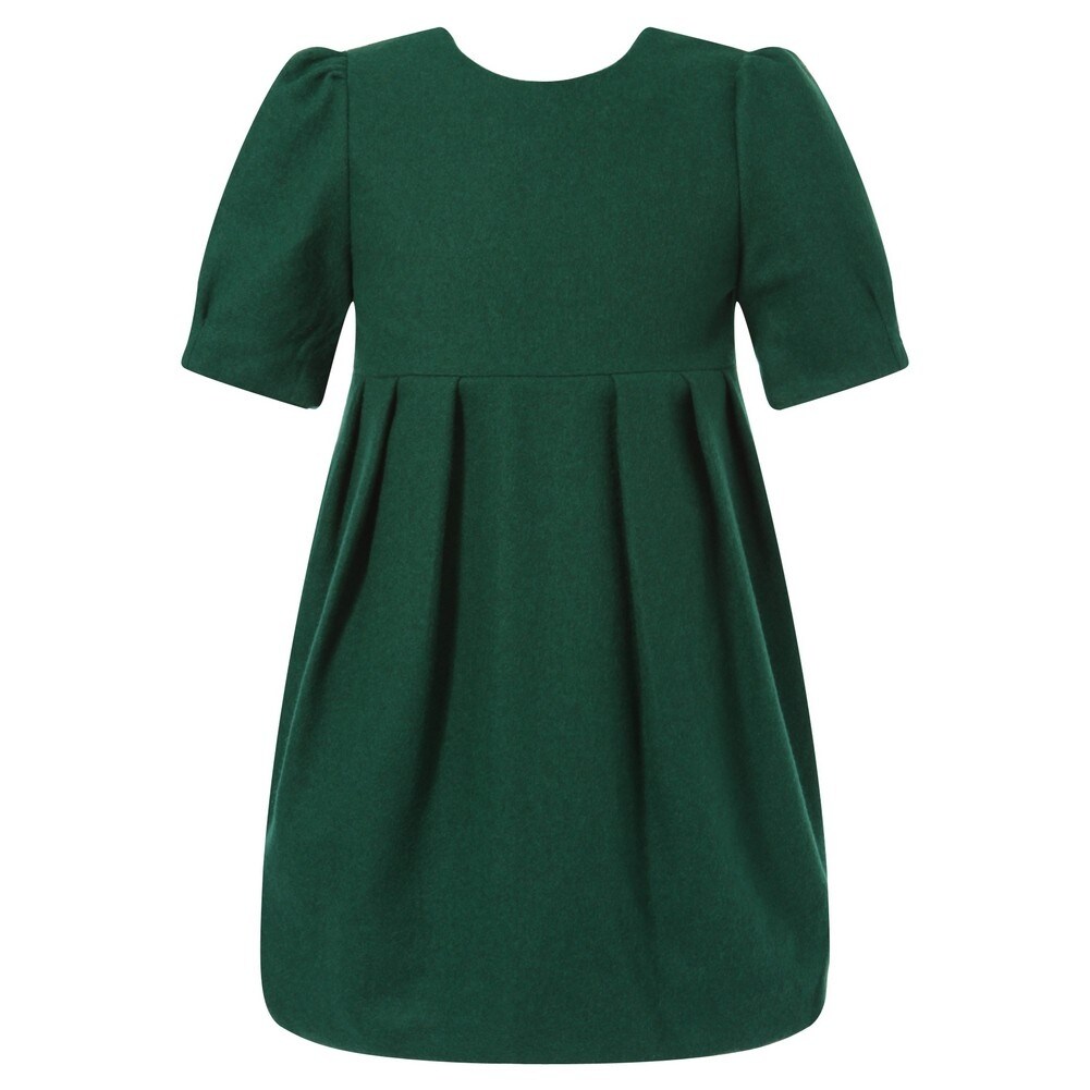 baby girl emerald green dress