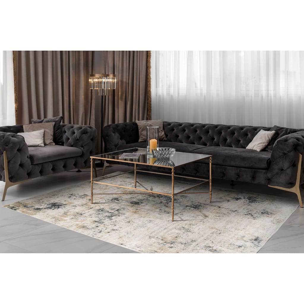 Dynamic Rugs Quartz Traditional Area Rug