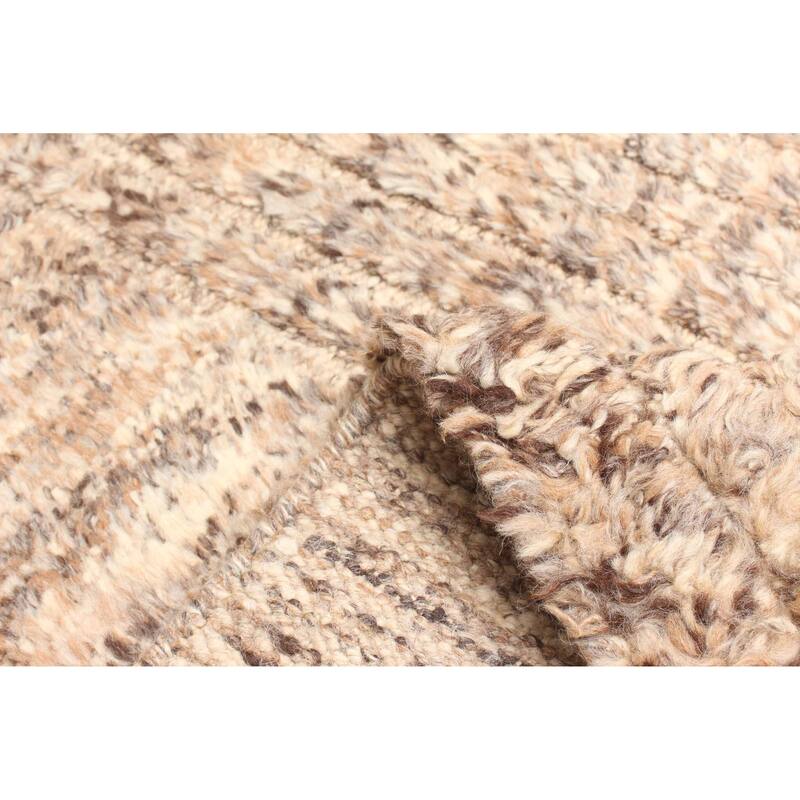 ECARPETGALLERY Hand-knotted Tangier Tan Wool Rug - 5'4 x 7'8