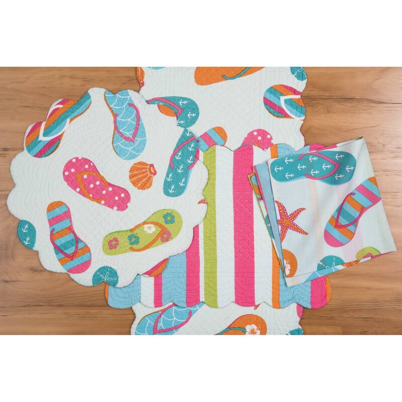 Flip Flop Life Napkin Set of 6 - Set of 6