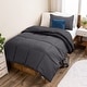 preview thumbnail 26 of 138, Bare Home Hypoallergenic Down Alternative Comforter Set Twin - Twin XL - Forged Iron