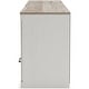 preview thumbnail 7 of 10, Vaibryn White/Warm Brown 60" TV Stand - 60 in