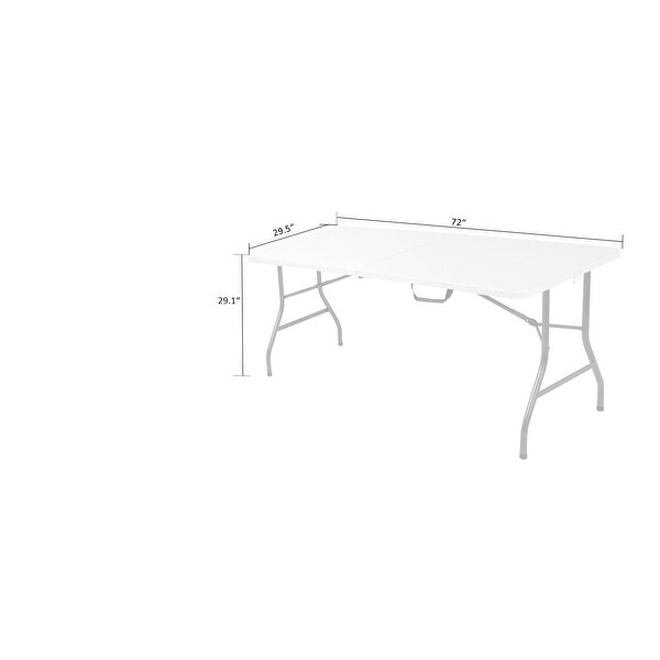 Cosco black discount center folding table