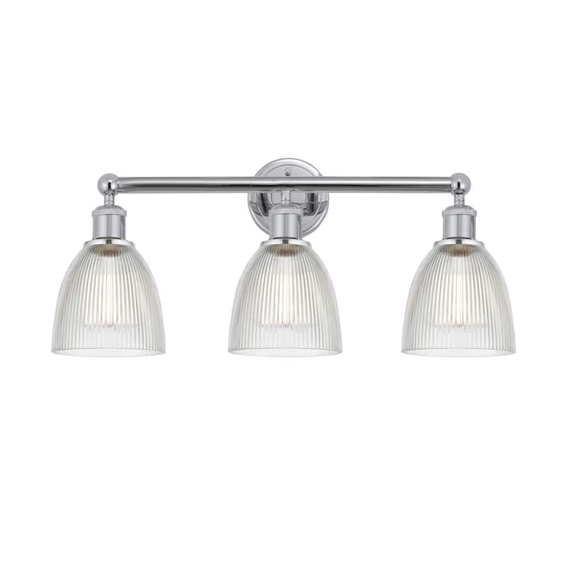 Innovations Lighting Castile - 3 Light 24" Bath Vanity Light - Clear/Polished Chrome