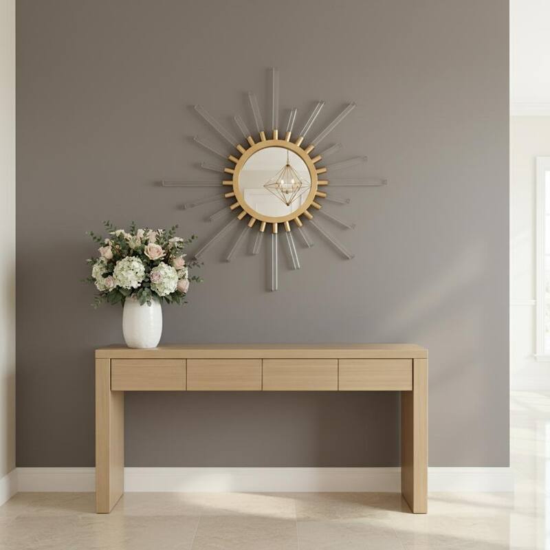 Golden Nimbus Mirror - 26 x 26 x 3