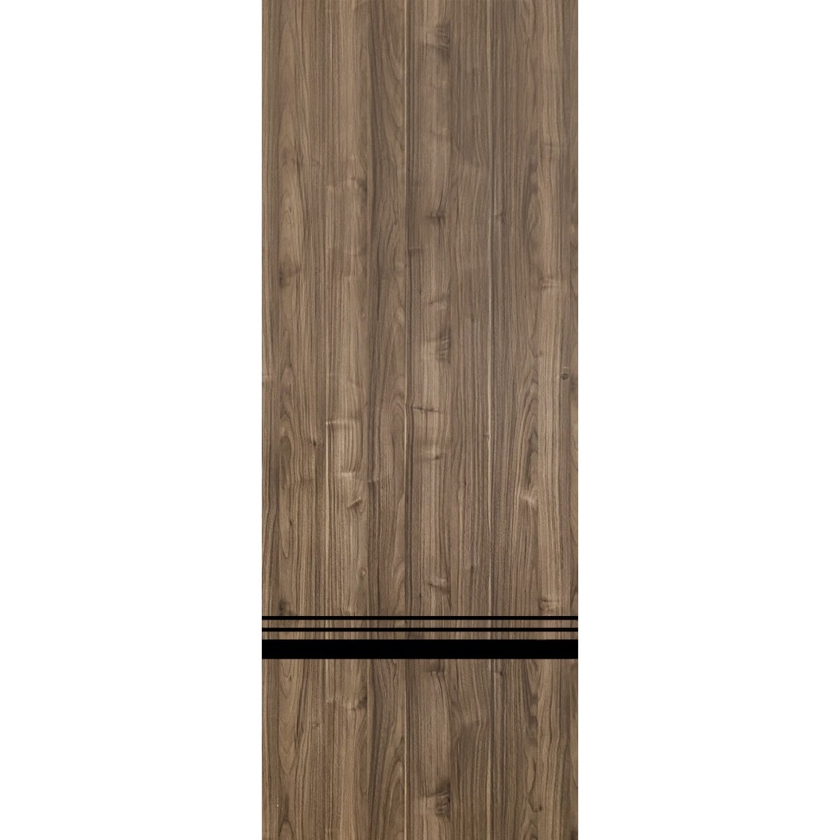 SartoDoors Planum 0012 | Bedroom Door Barn Door | Solid Wood | 18x80, Walnut Bathroom Door Pantry Door Closet Door