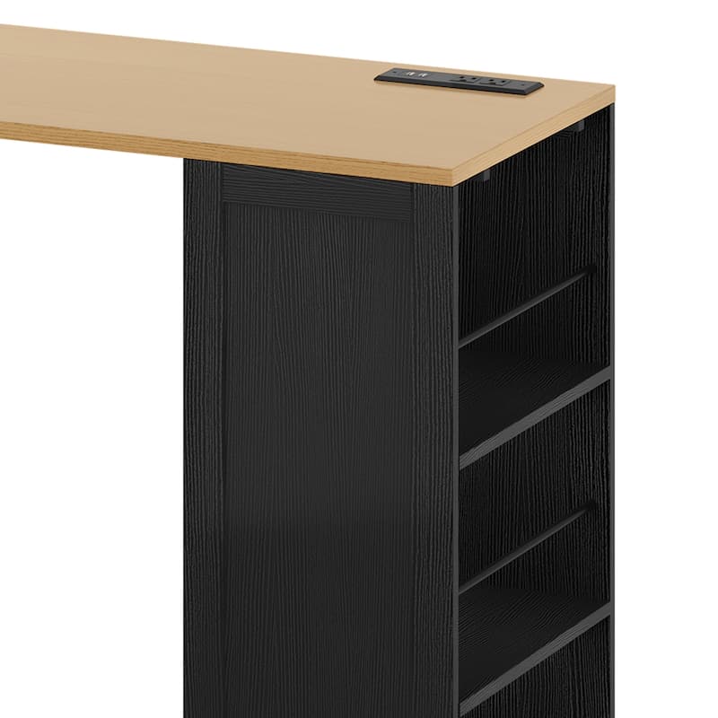 Moasis Kitchen Island with Seating & Extendable Dining Table,Mobile Storage Islands with 2 Chairs