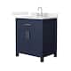 Option Dark Blue / Giotto Quartz Top / Brushed Nickel