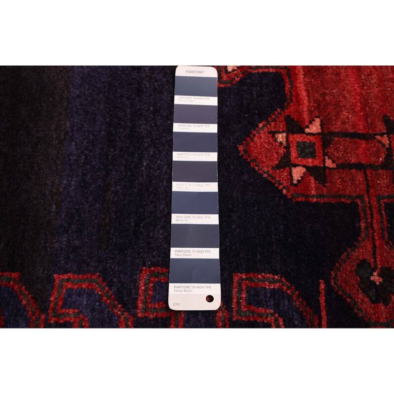 ECARPETGALLERY Hand-knotted Konya Anatolian Dark Navy Wool Rug - 4'9 x 9'3