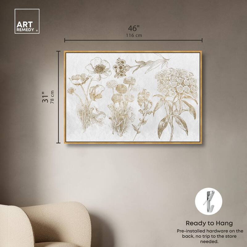 Floral Selection Canvas by Art Remedy
