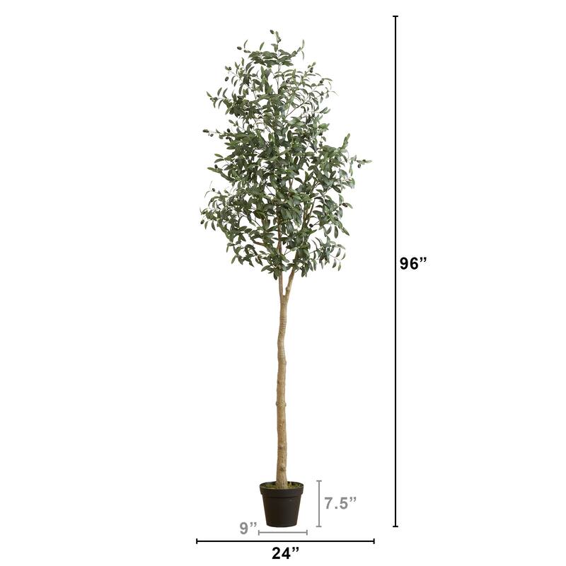 8' Artificial Olive Tree