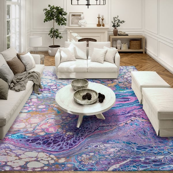 slide 2 of 22, Addison Indoor/ Outdoor Karina Abstract Washable Area Rug