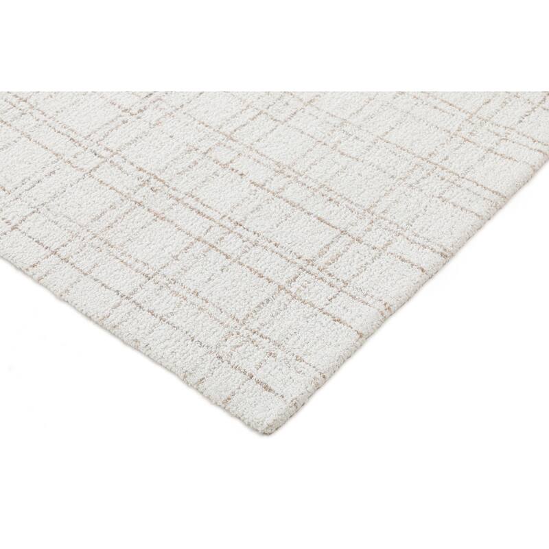 Terra by Obeetee Assente Ivory Rug - Lavender/Ivory - 3' x 5'