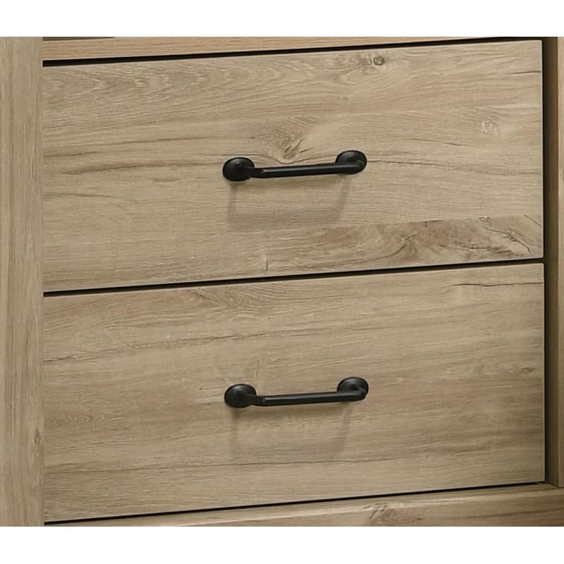 Elara 22"W 2-Drawer Nightstand Bedside Table with USB charging Ports