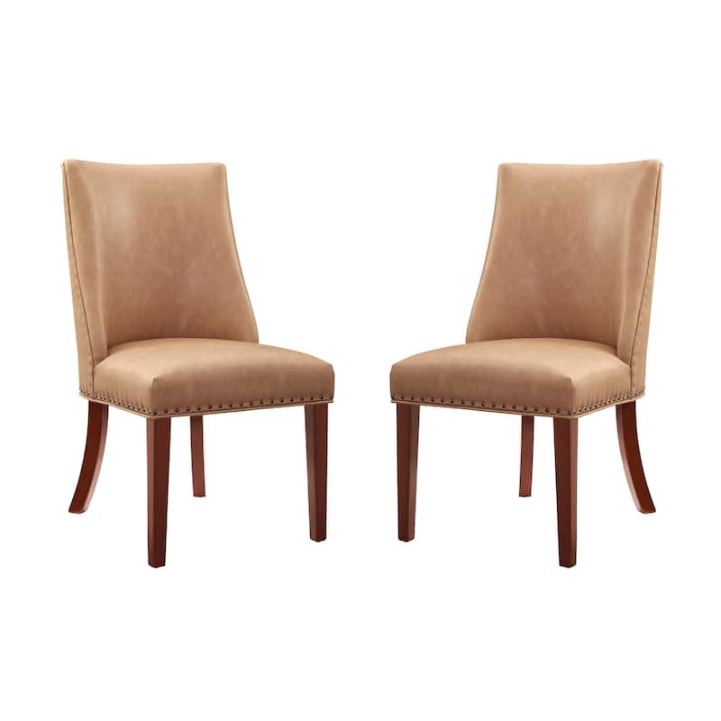 Allard Faux Leather Dining Chairs (Set of 2)