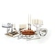 preview thumbnail 7 of 7, Nambe Menorah Silver - 12.5 inch x 7.5 inch