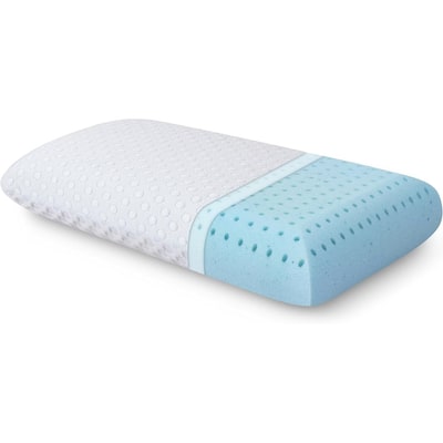 Gel Memory Foam Pillow Dual-Sided Washable Cover Pack of 1 - White