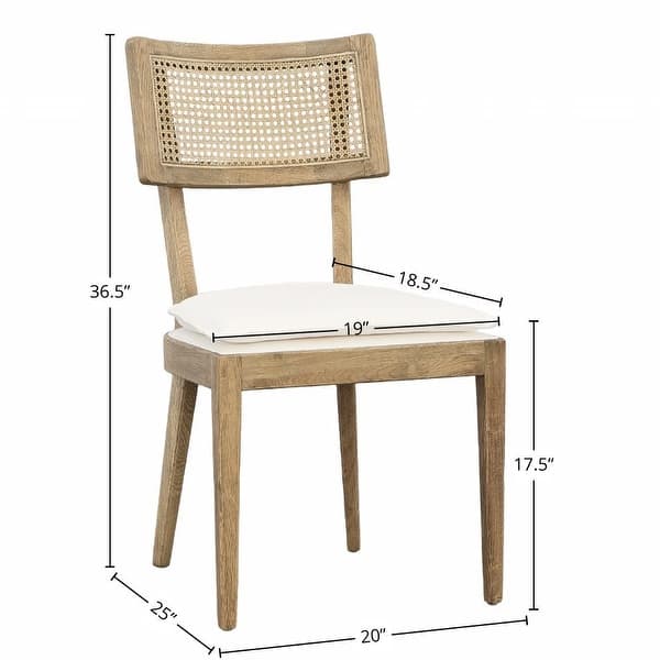 Carter Cotton Upholstered Dining Chair, Natural