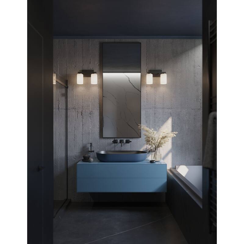 AFX Leo Vanity Light - Clear Glass Shade
