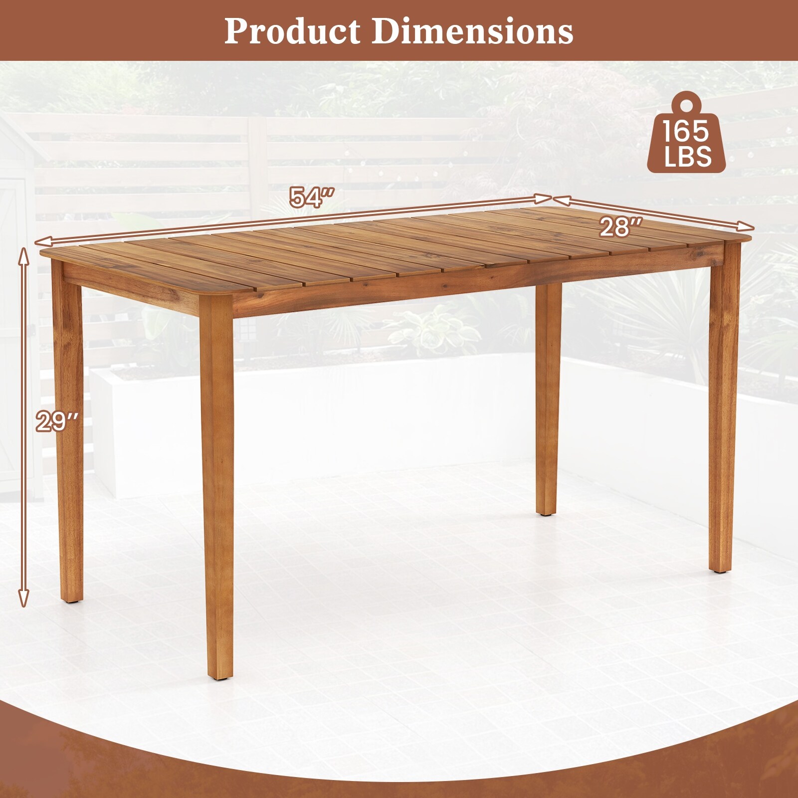 4人掛けwoodtable Eucalyptus Wood Console Table | Plow & Hearth