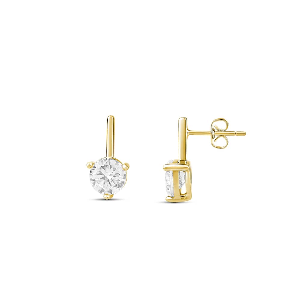 SHYMI Round Shape Bar Drop Earrings