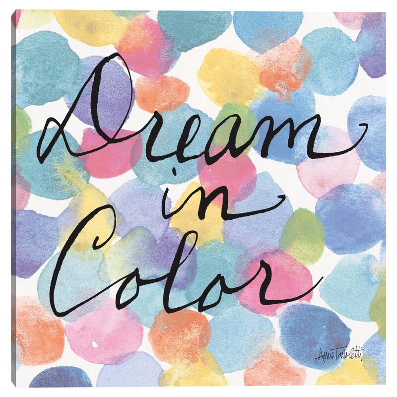 Dream in Color by Anne Tavoletti Canvas Art Print