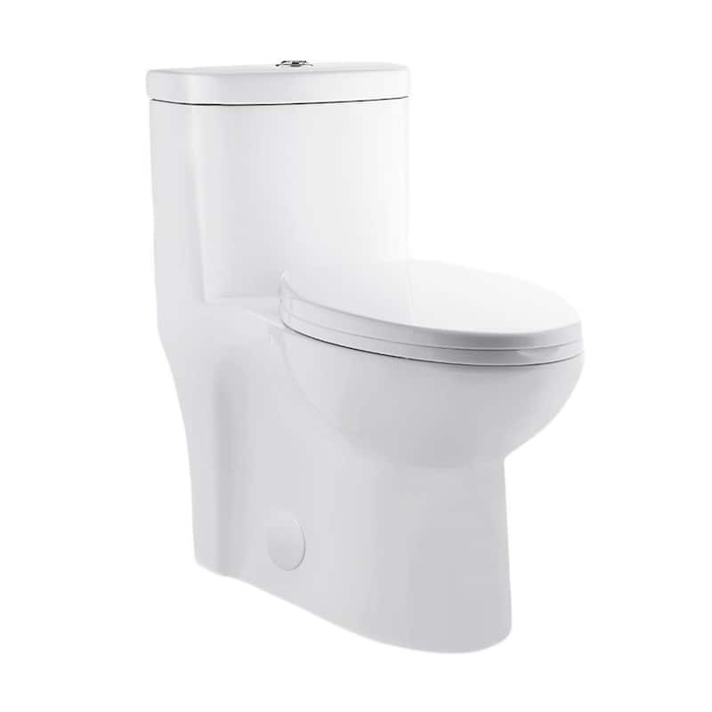 Swiss Madison SM-1TK205 Sublime 1.6 GPF Dual Flush One Piece Elongated - White