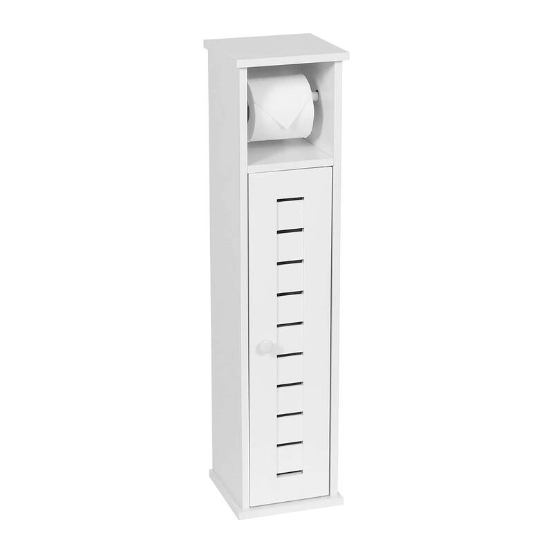 Toilet Paper Storage Cabinet with Dispenser Toilet Organizer - 7.2'L x 7.2"W x 29.9"H