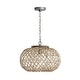 preview thumbnail 2 of 2, Rainey 1-light Grey Wash/ Antique Nickel Pendant