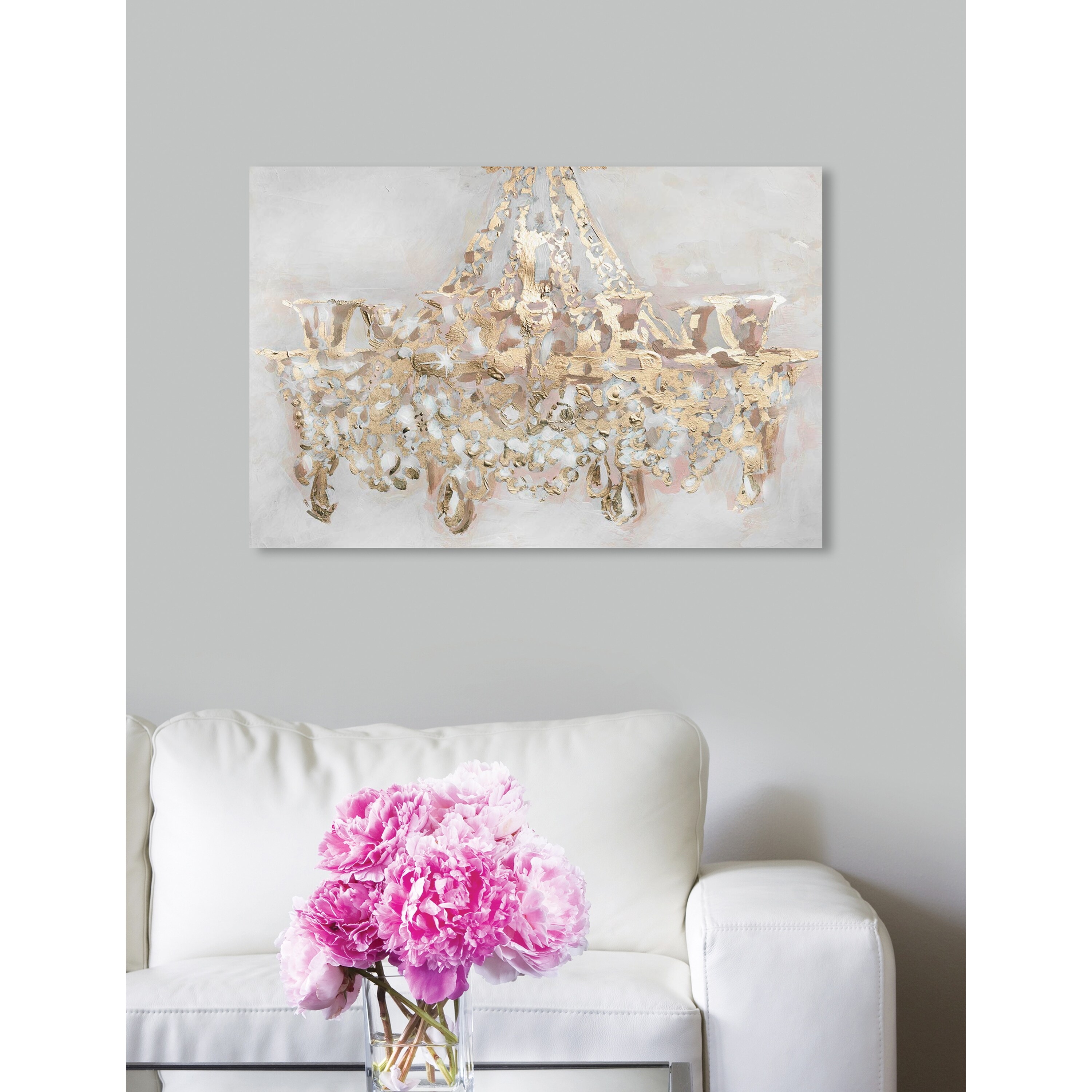 Oliver Gal 'Candelabro' Fashion and Glam Wall Art Canvas Print