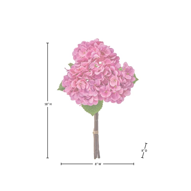 18" Pe Hydrangea Bundle