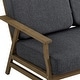 preview thumbnail 40 of 90, Casual Wood Outdoor Patio Sofa Loveseat with Cushion