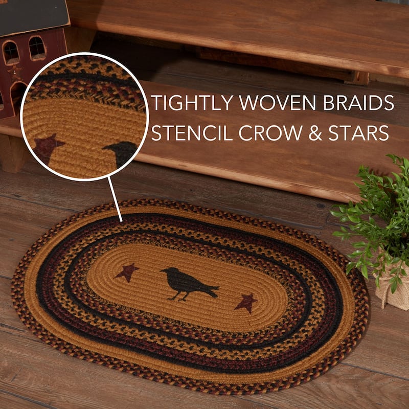 Heritage Farms Crow Jute Rug Oval w/ Pad 20x30 - 20" x 30"