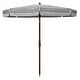 preview thumbnail 2 of 4, SAFAVIEH Copen 6.5ft Round Outdoor Patio Umbrella with Fringe Trim - UV Resistant, Button Tilt