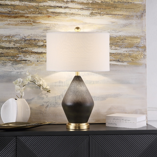 Black stone lamp top