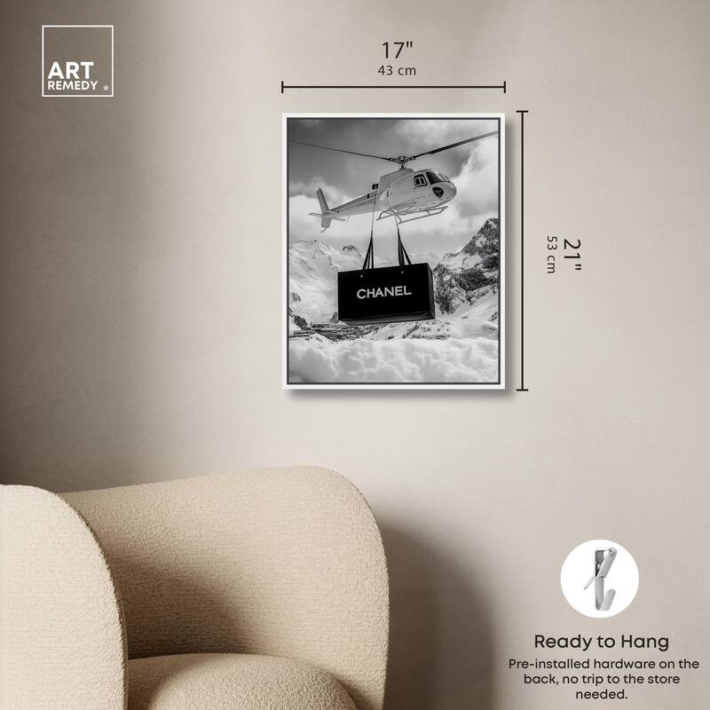 Fashion Delivery Canvas by Art Remedy