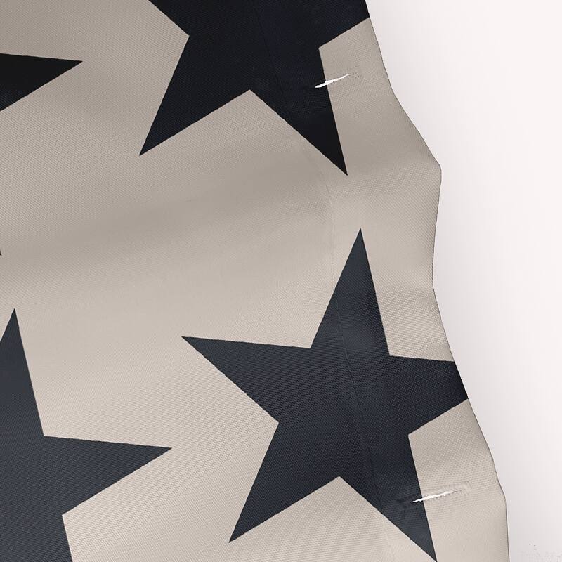 Stars with Blue and Red Shower Curtain