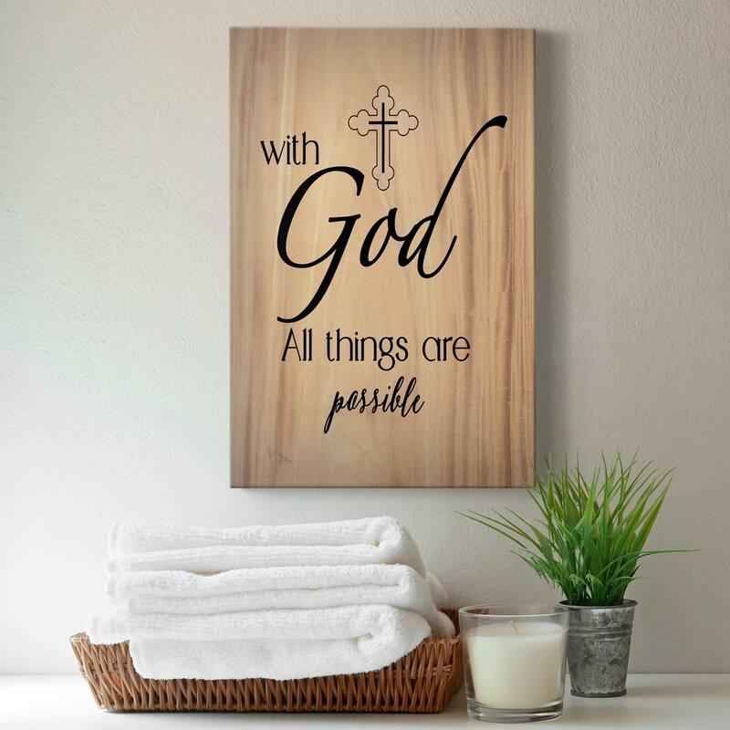 All Things Possible Premium Gallery Wrapped Canvas - Ready to Hang