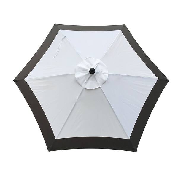 Shop 9ft Outdoor Shades Market Patio Umbrella Striped 15 Colors Overstock 31876480
