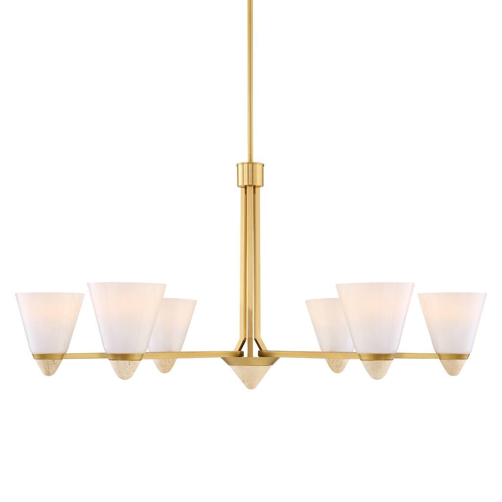 Savoy House 1-7266-6 Kohlman 6 Light 40" Wide Chandelier