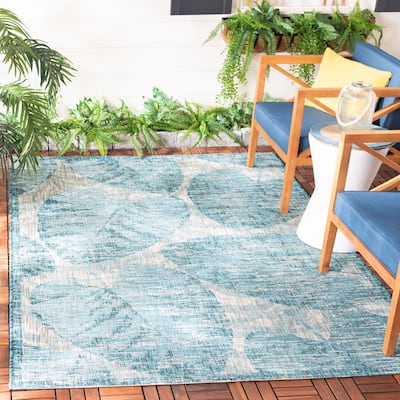 SAFAVIEH Courtyard Frouk Indoor/ Outdoor Waterproof Patio Backyard Rug