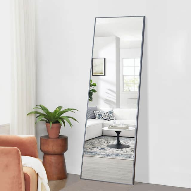 Carson Carrington Paaskynen Aluminum Alloy Full Length Floor Mirror